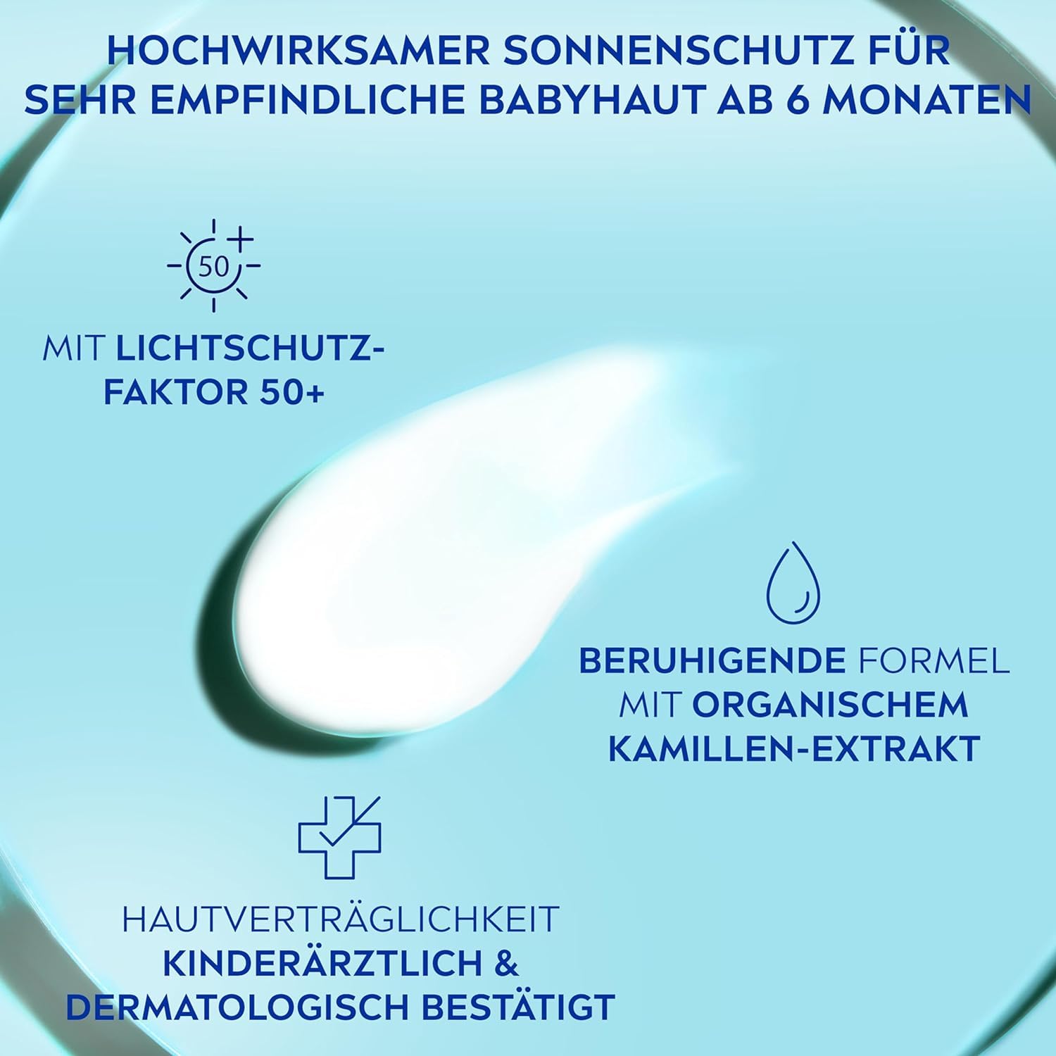 NIVEA SUN Babies & Kids Sensitiv Schutz Sonnenspray LSF 50+ (200 ml), extra wasserfestes Sonnencreme Spray für Kinder, Sonnenmilch als praktisches Spray ohne Parfüm